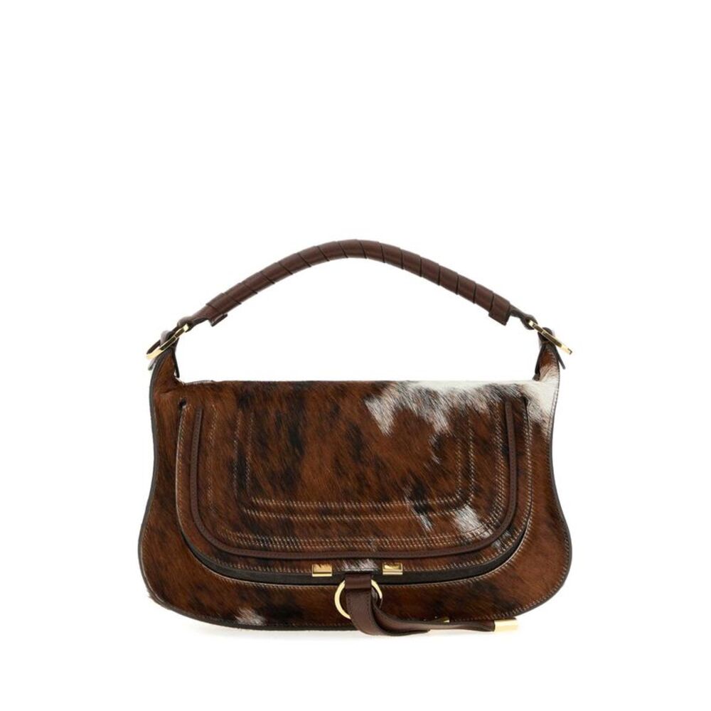 Chloe Women Printed Calf Hair Marcie Handbag